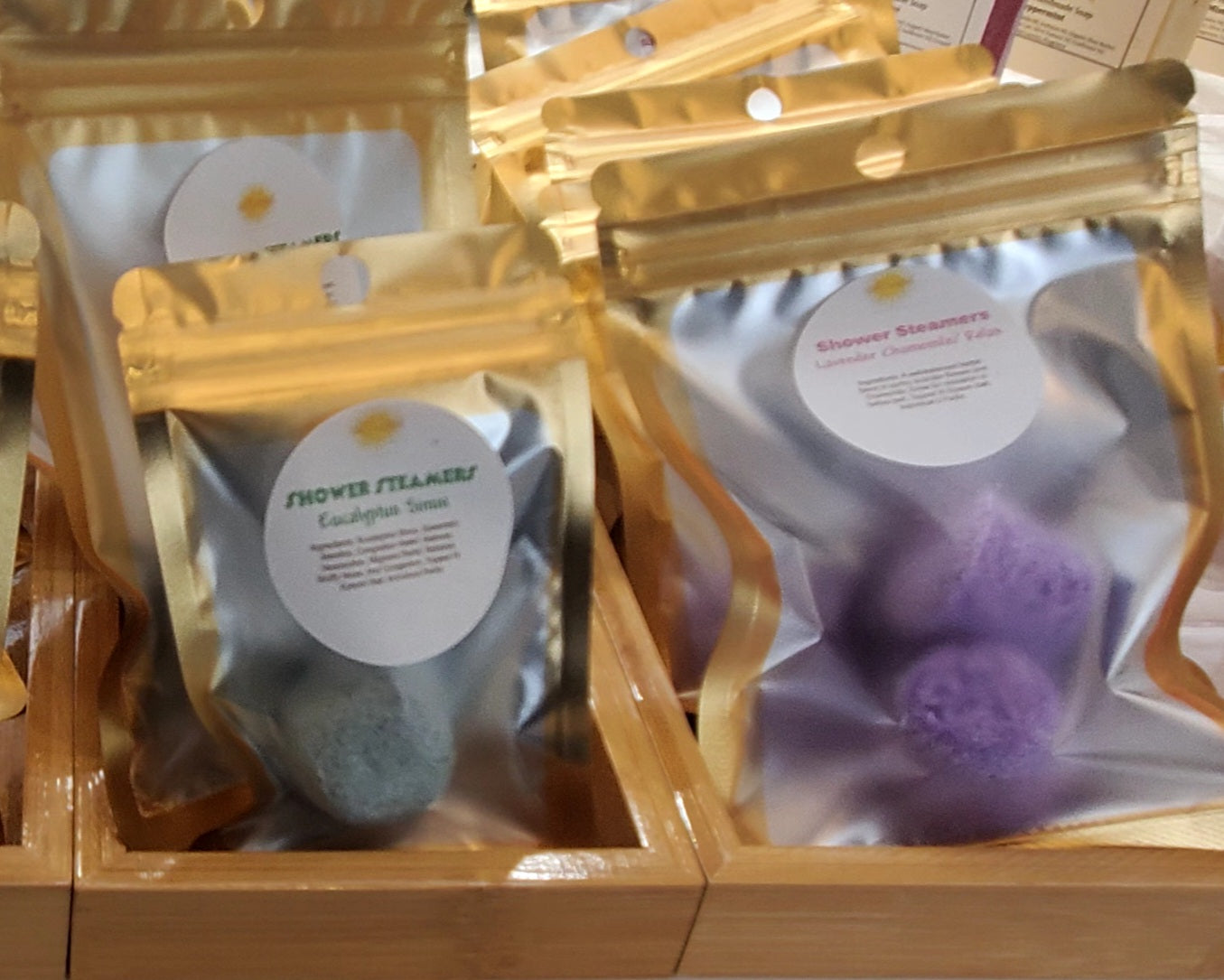 🌿 Shower Steamers – Lavender & Eucalyptus