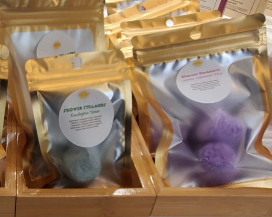 🌿 Shower Steamers – Lavender & Eucalyptus
